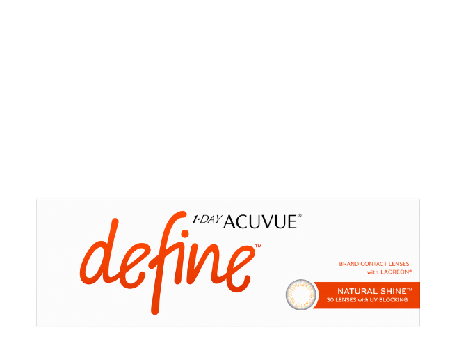 1-Day Acuvue Define 30 Pack Natural Shine Contact Lenses