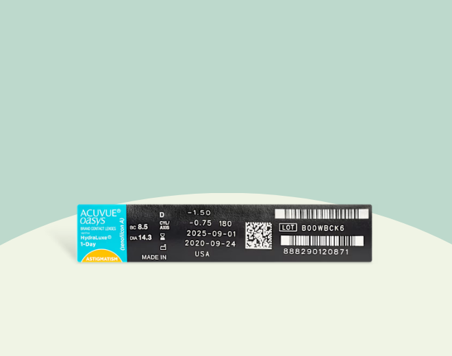 Acuvue Oasys 1-Day For Astigmatism (90 Pack)
