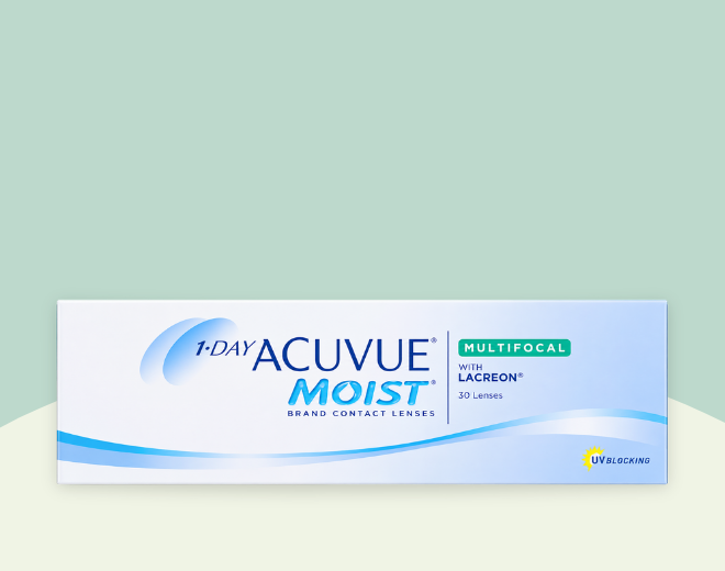 1-Day Acuvue Moist Multifocal 30 Pack Contact Lenses