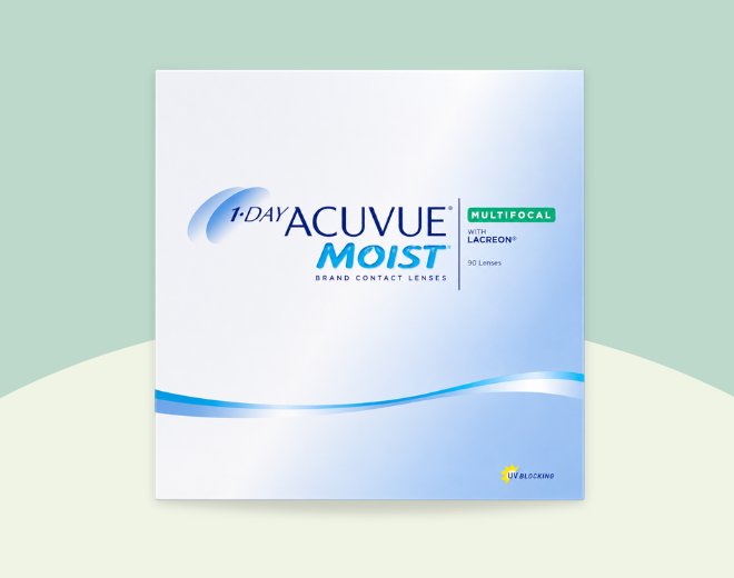1-Day Acuvue Moist Multifocal 90 Pack Contact Lenses