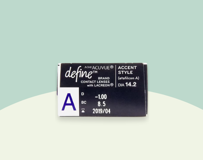 1-Day Acuvue Define (30 Pack): Accent Style