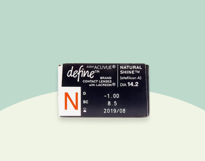 1-Day Acuvue Define (30 Pack): Natural Shine