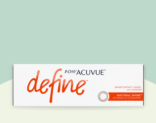 1-Day Acuvue Define 30 Pack Natural Shine Contact Lenses