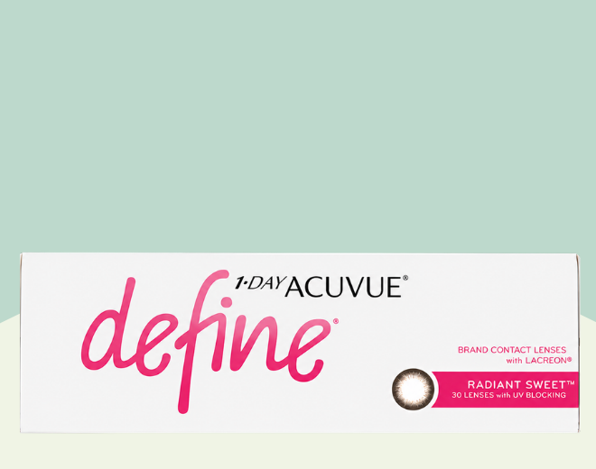 1-Day Acuvue Define 30 Pack Radiant Sweet Contact Lenses