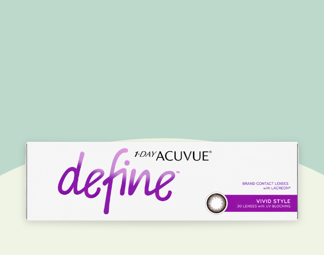1-Day Acuvue Define 30 Pack Vivid Style Contact Lenses