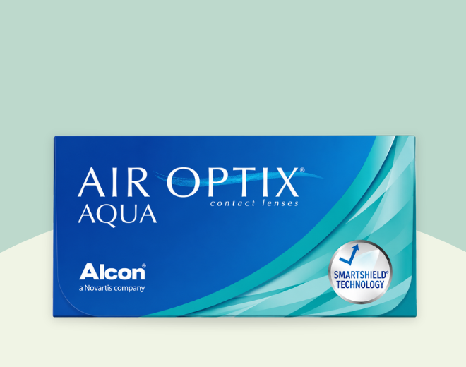 Air Optix Aqua contact lenses by Alcon 6 Pack