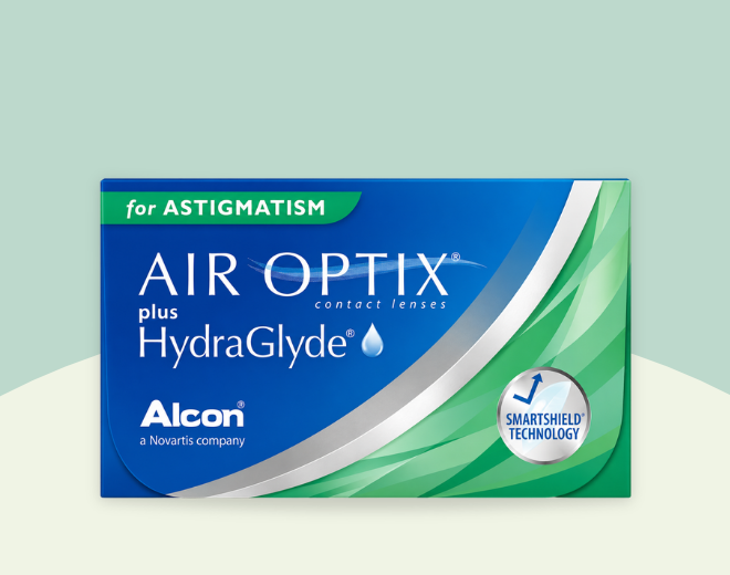 Air Optix Plus HydraGlyde for Astigmatism 3 Pack Contact Lenses