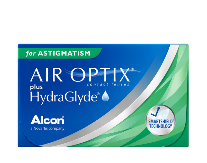 Air Optix Plus HydraGlyde for Astigmatism 3 Pack Contact Lenses
