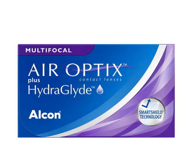 Air Optix Plus Hydraglyde Multifocal 3 Pack Contact Lenses
