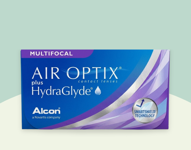 Air Optix Plus Hydraglyde Multifocal 3 Pack Contact Lenses