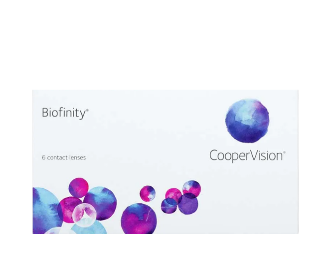 Biofinity 6 Pack Contact Lenses
