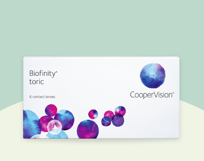 Biofinity Toric 6 Pack Contact Lenses