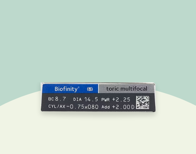 Biofinity Toric Multifocal (6 Pack)
